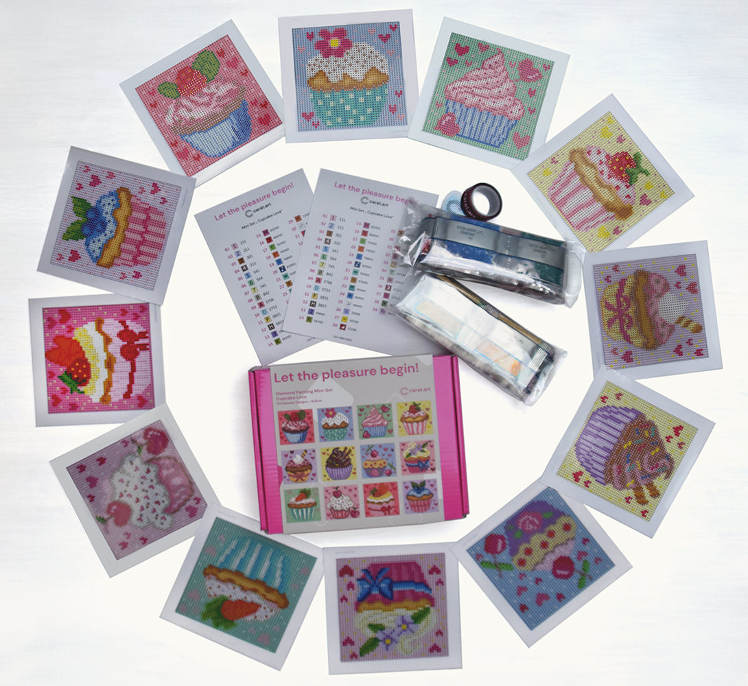 Diamond Painting - ciratart.com Design - Mini Set Cupcake Love