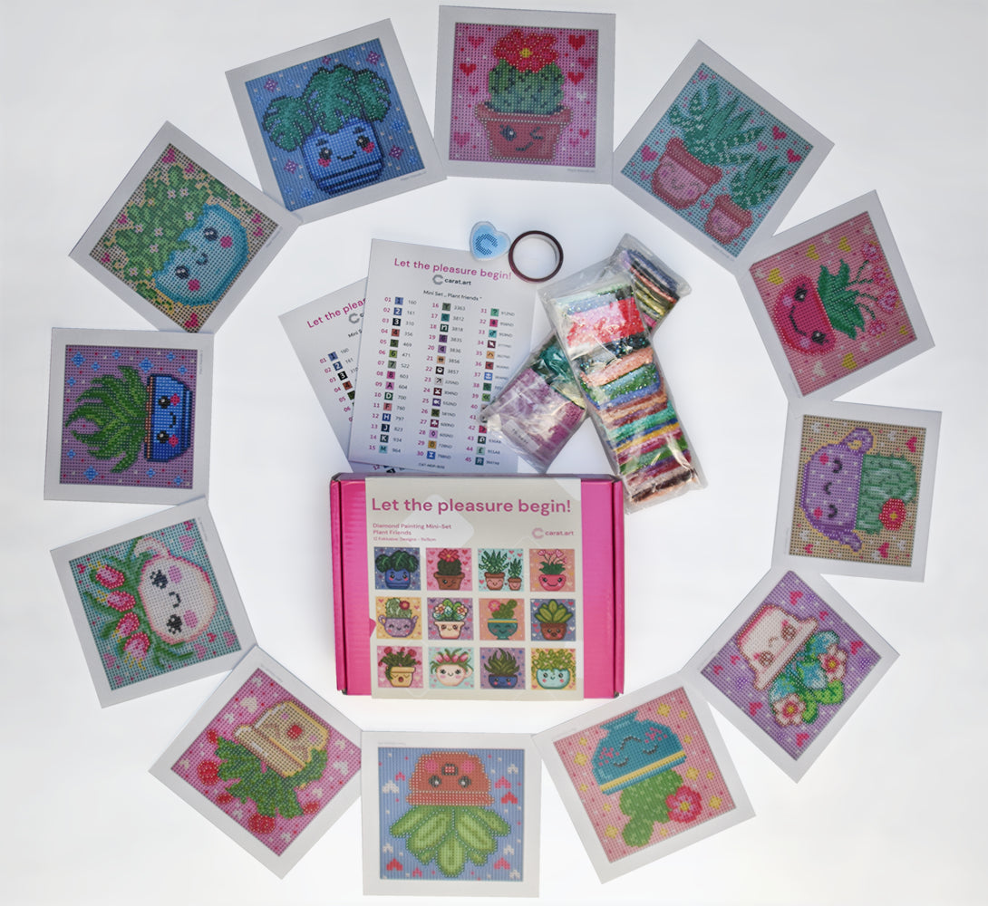 Diamond Painting - ciratart.com Design - Mini Set Plant friends