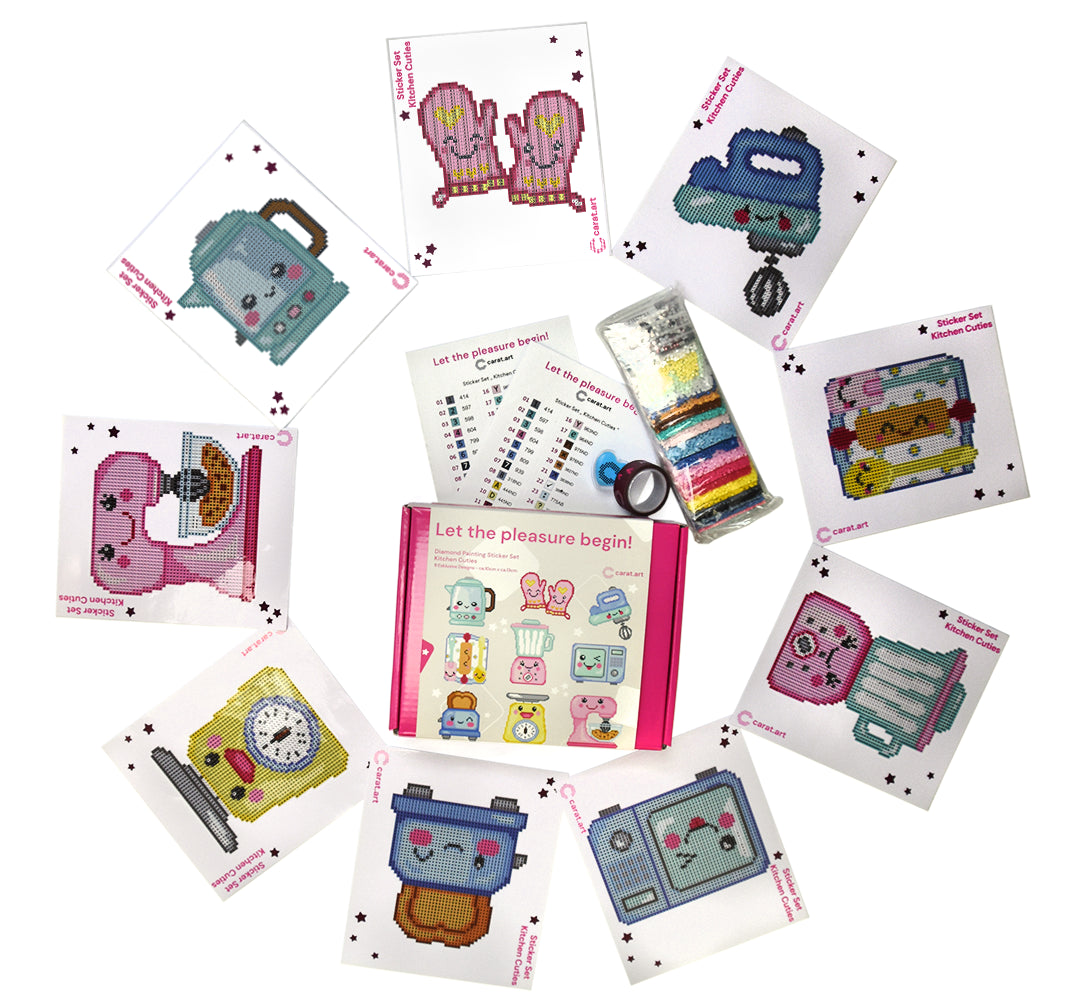 Diamond Painting - ciratart.com Design - Sticker Set Kitchen Cuties