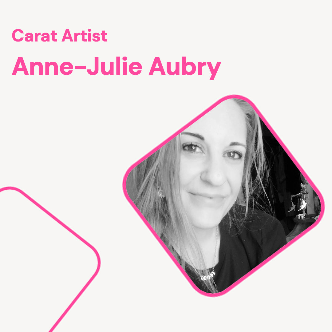 ciratart.comist Anne-Julie Aubry Portrait der Künstlerin