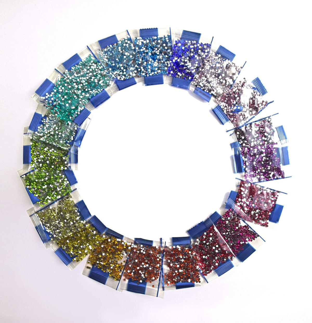 Set Diamond Painting Crystal-Steine eckig aus Harz 20