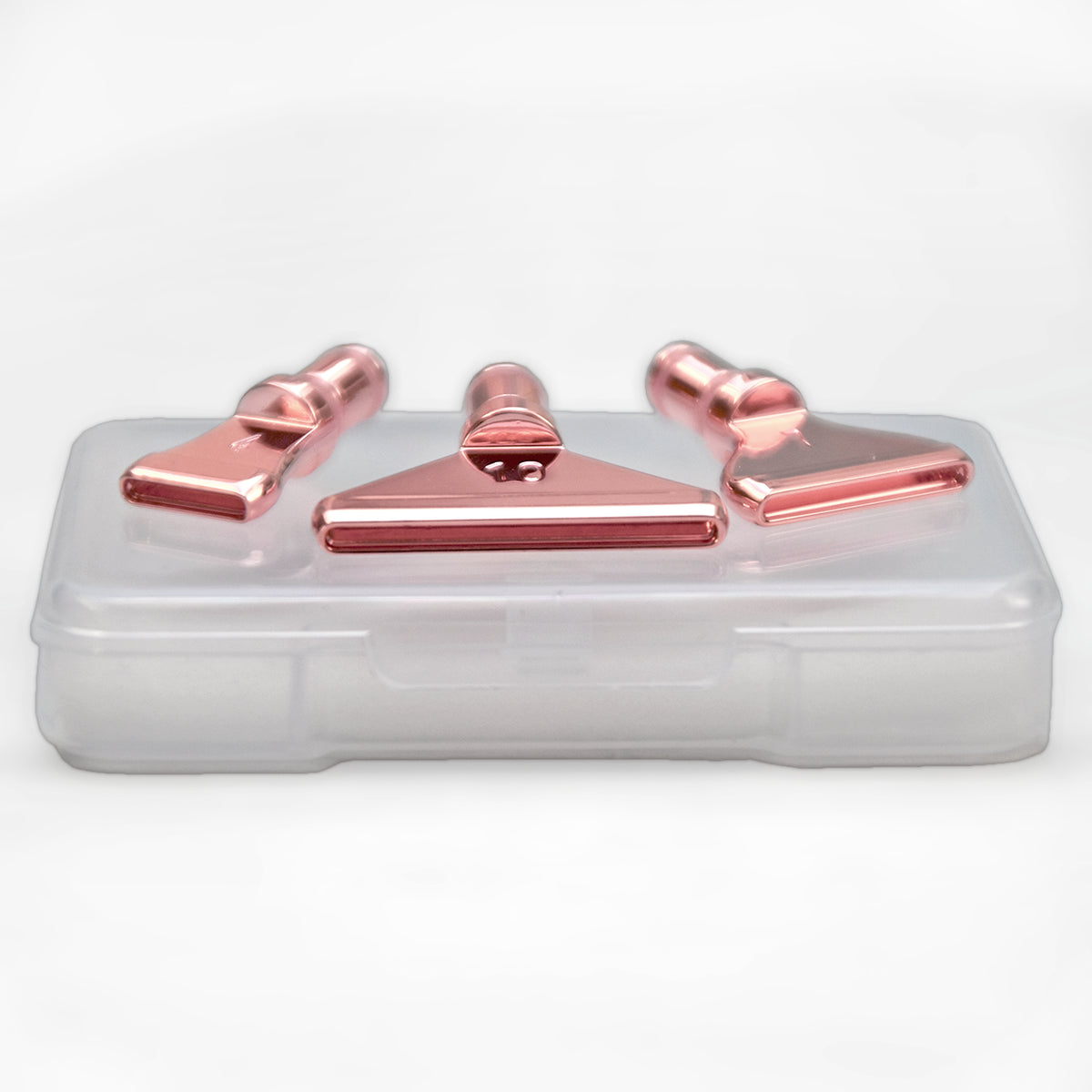 3er Set Metall-Aufsätze für Diamond Painting Stifte zum Stecken – Rosé