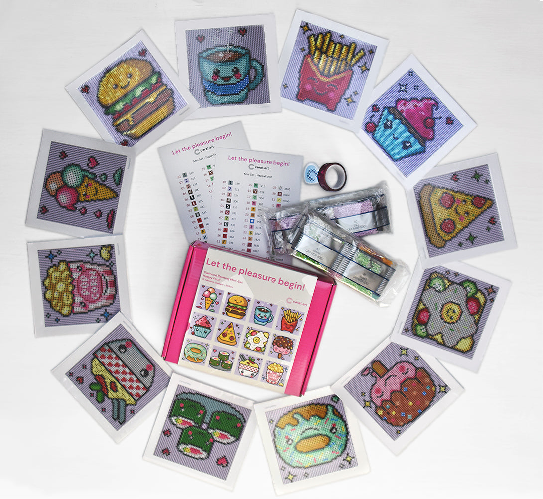 Diamond Painting - ciratart.com Design - Mini Set Happy Food