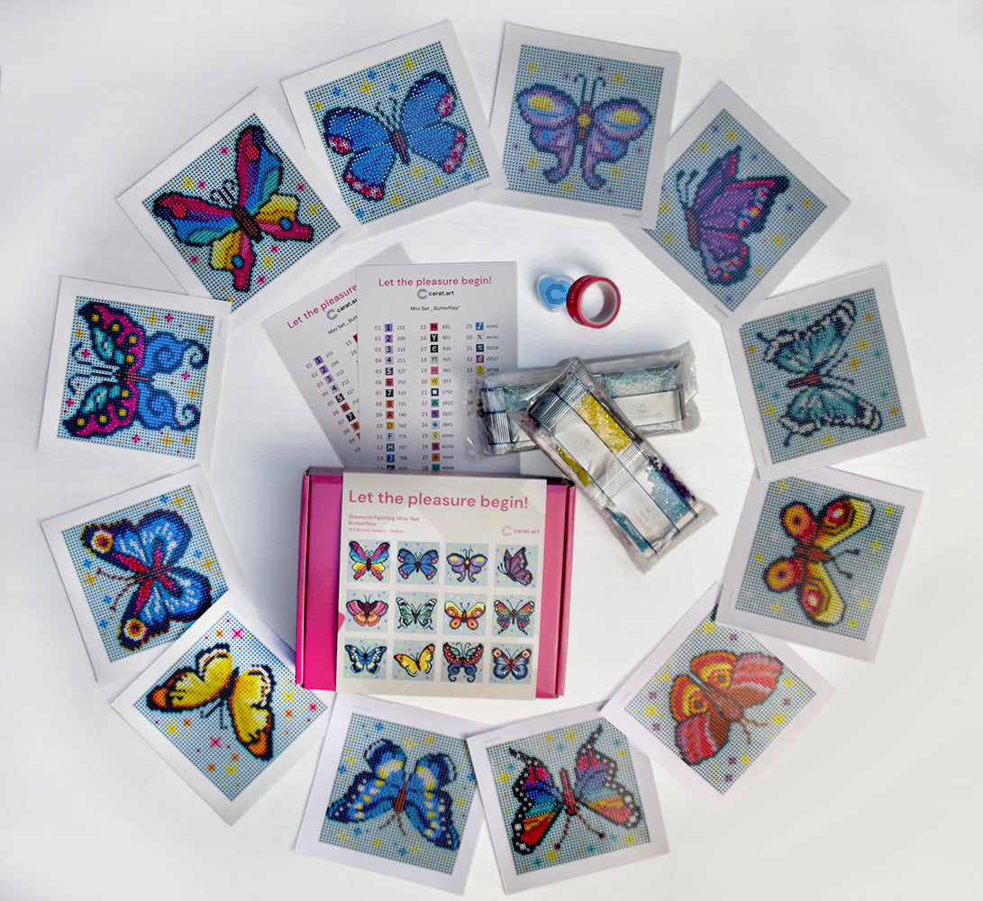 Diamond Painting - ciratart.com Design - Mini Set Butterflies