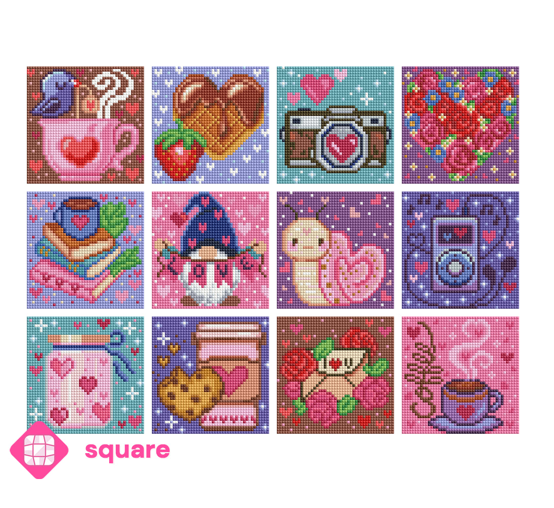 Diamond Painting - ciratart.com Design - Mini Set Love is in the air