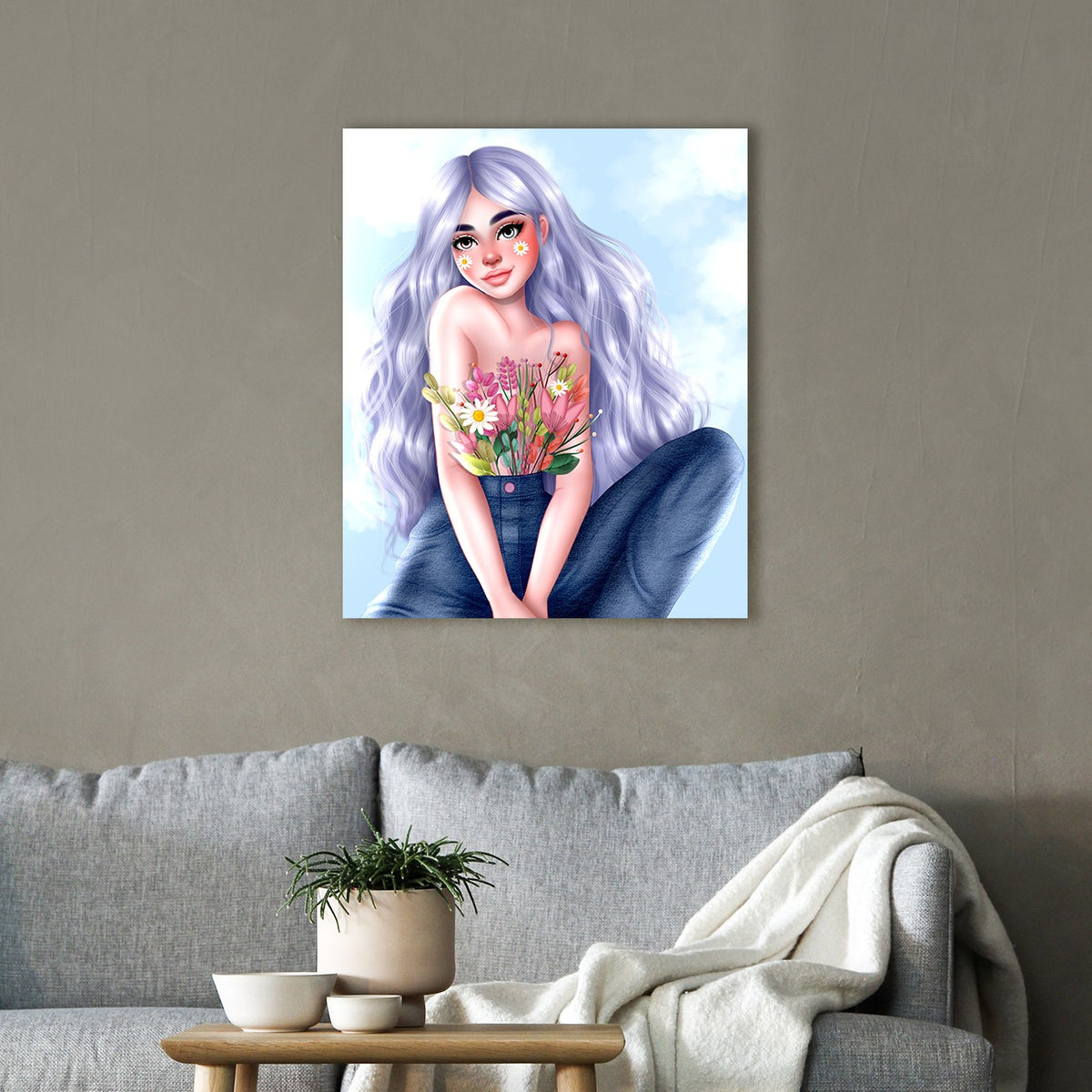 Diamond Painting - Vivian - Blumenmädchen