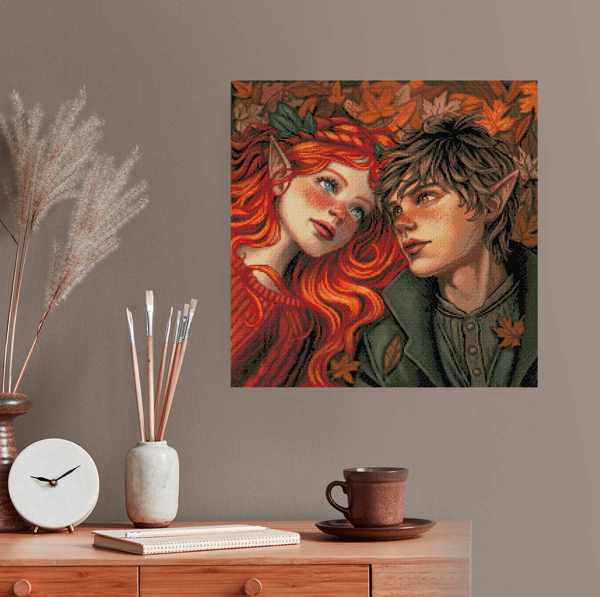 Diamond Painting Herbst Motiv als stilvolle Wanddekoration